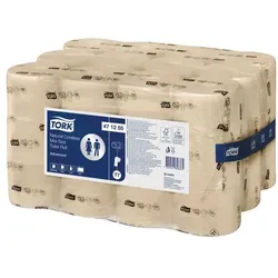Tork Toilettenpapier Midi Rollen Advanced hülsenlos natur T7 2-lagig 36 Rollen (1 Pac beige