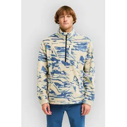Billabong Boundary Mock Neck Half-Zip Fleece Pullover sand khaki Gr. S