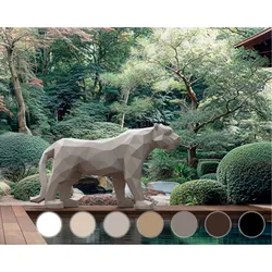Vondom »Hyou« Origami Figur Panther Hochglanz Lackiert / Ecru 3103