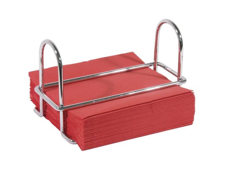 Serviettenhalter Contacto Bander silber Eisen B 11.5 cm