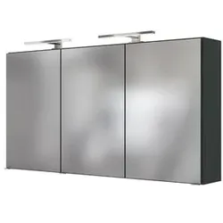 Held-Möbel Spiegelschrank Baabe Dekor Grau Graphit 120 cm