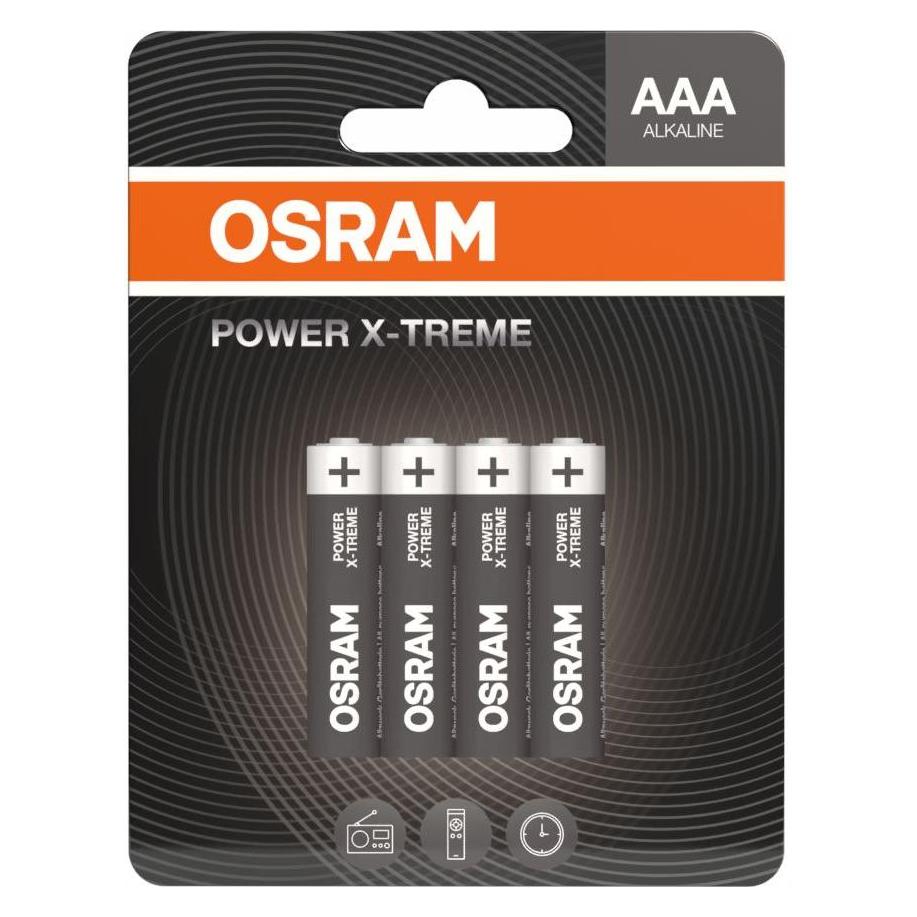 Osram Batterie POWER X-TREME AAA Micro LR03 4 Stück (4 Stk., AAA) (5009352)
