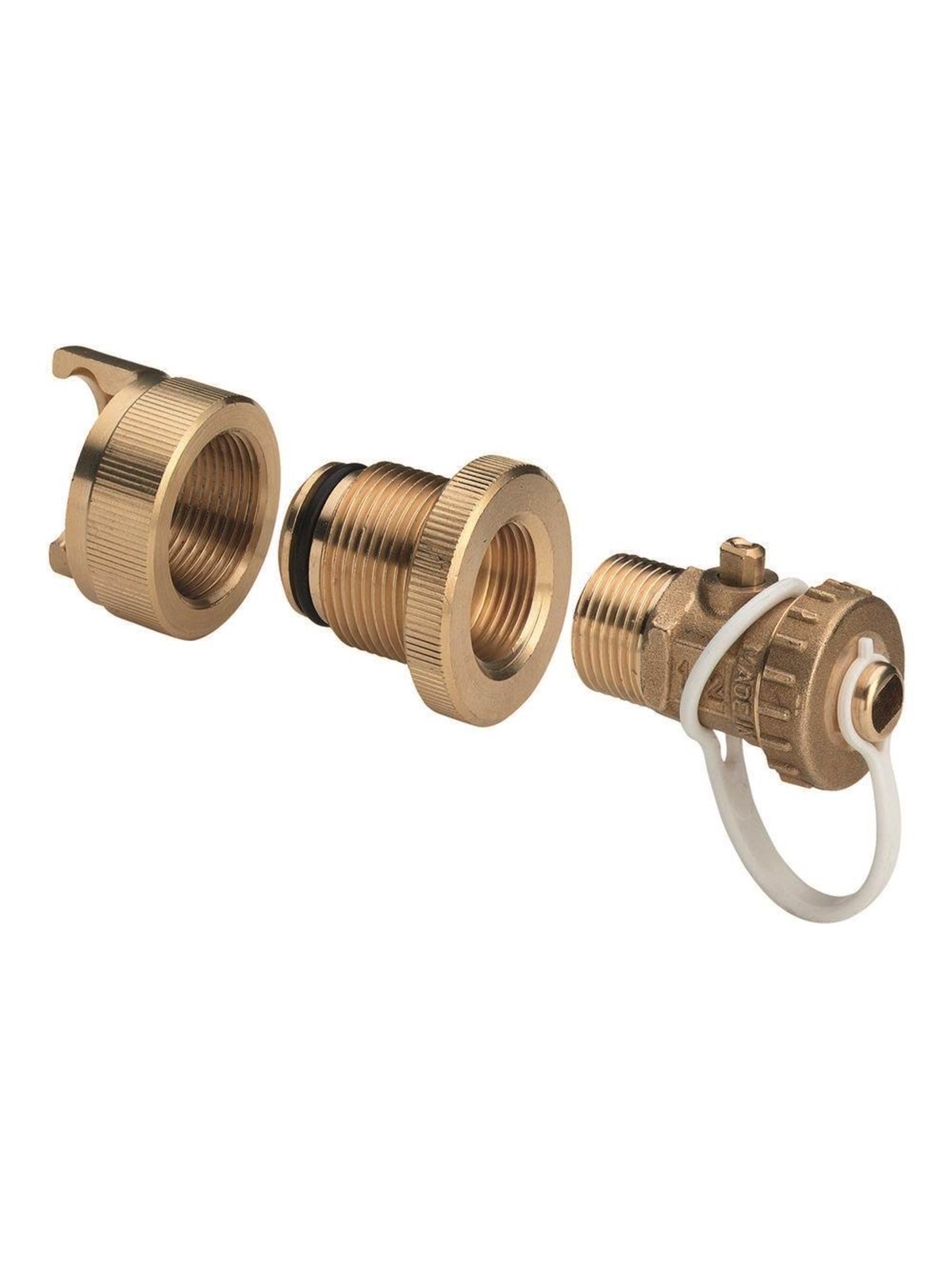 Viega Sanpress Inox pressure test nozzle 28 mm brass