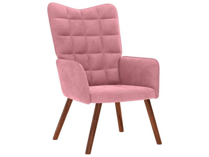 vidaXL Sessel vidaXL Relaxsessel Rosa Samt