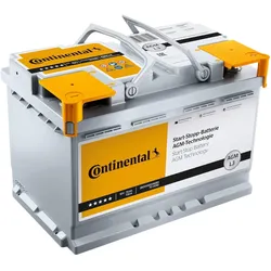CONTINENTAL Autobatterie AGM 12V 70Ah 720A rechts 278x175x190 mm