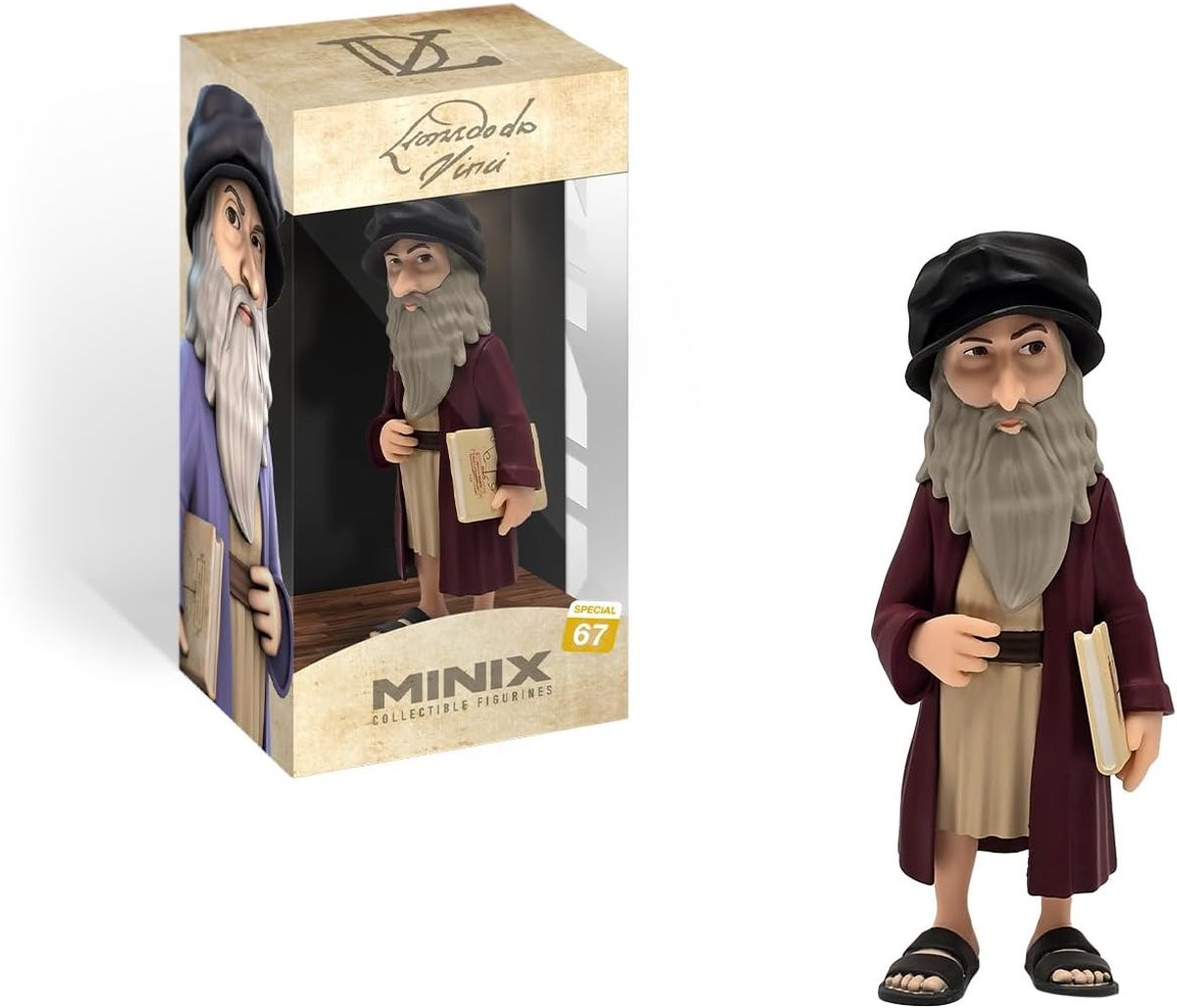 Leonardo da Vinci Verzamelmodel Figuur voor Volwassenen - 12 cm
