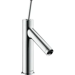 hansgrohe AXOR Starck Einhebel-Waschtischmischer 90 mit Pingriff ohne Ablaufgarnitur, 10117000, Farbe: Chrom