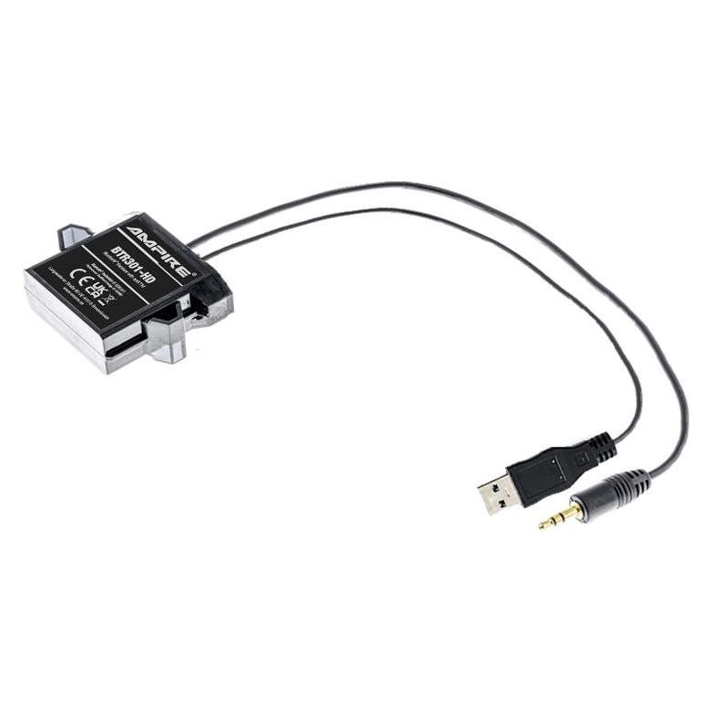 Ampire Bluetooth Audio Empfänger mit 3.5mm Klinkenstecker, USB-A (Empfänger) (BTR301-HD)