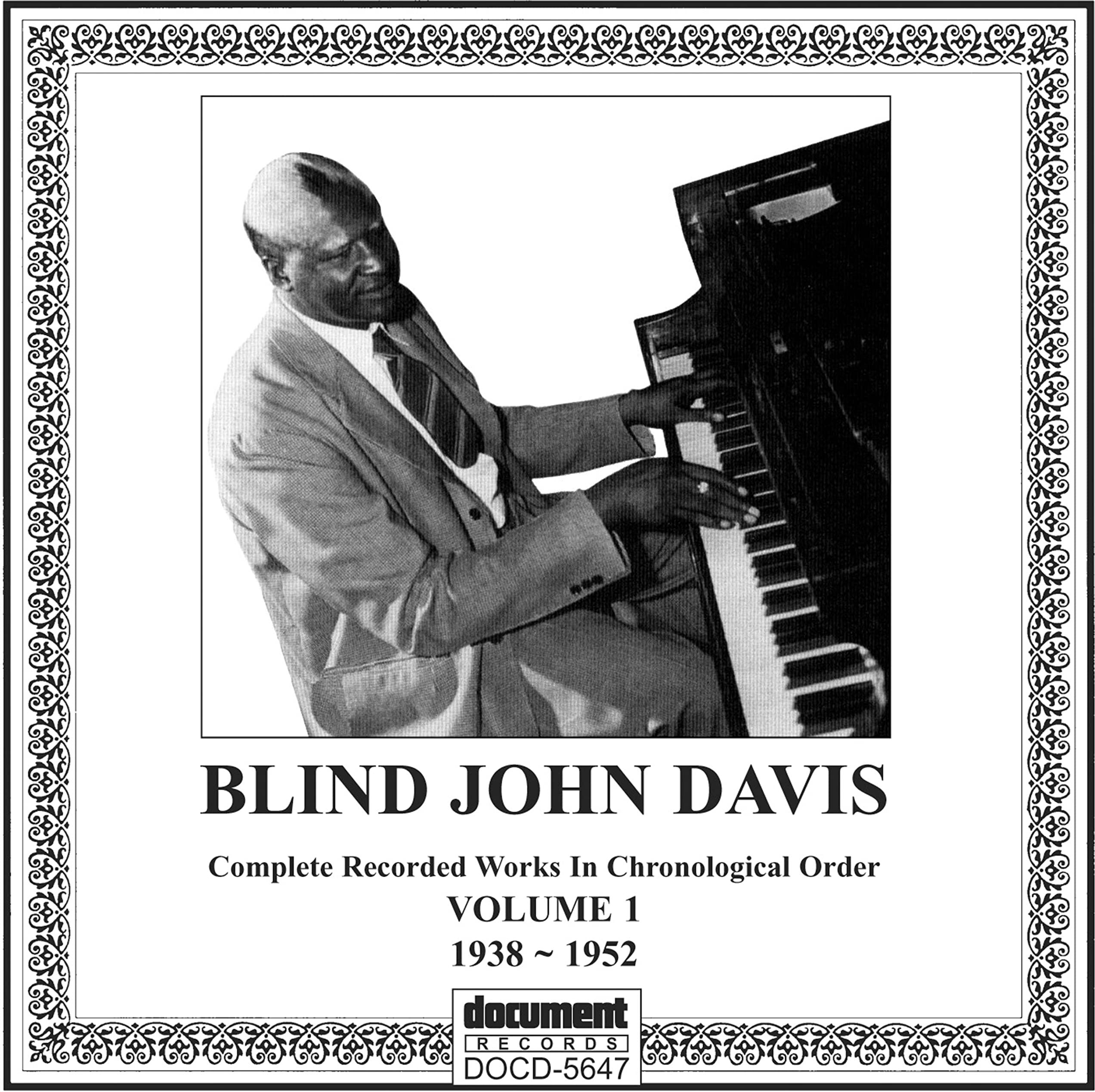 Blind John Davis - Vol. 1-1938-52 - Preis vom 09.10.2026 07:28:09 h