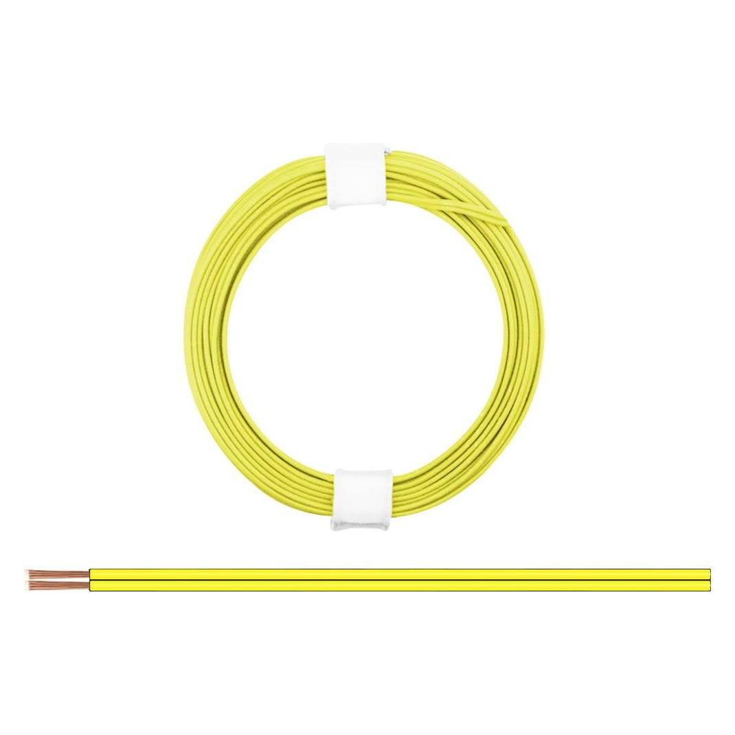 Donau ZWILLINGSLITZE 0,08 / 5m gelb-gelb (5 m) (114-33)