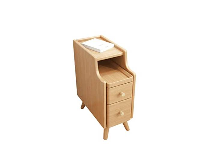 YCCHAH Bett mit Stauraum Haushalt ultraschlangen Nachttisch mit Schubladen Wohnzimmer Schlafzimmer Lagerung Kreative Ecke Desktop(B,S)
