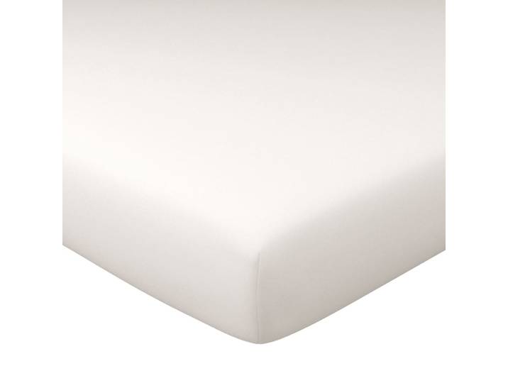 Drap-housse grand bonnet en coton blanc 180x200x40cm