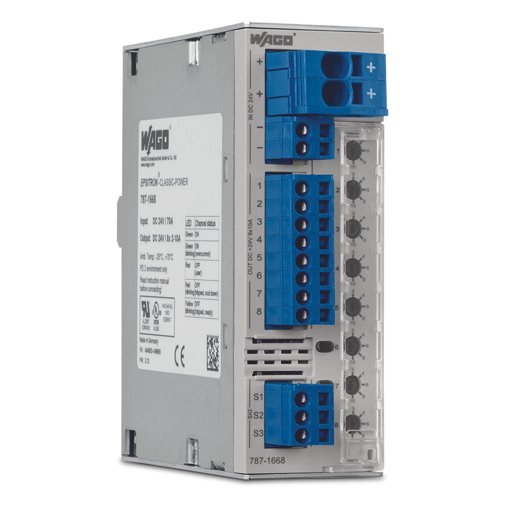 Wago Elektronischer Schutzschalter EPSITRON (787-1668/006-1000)
