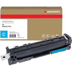 AgfaPhoto kompatibel für HP 415X, W2031X, 6000 Seiten, cyan,  Toner