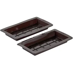 6x Zenker Silikonform Dubai-Schokolade, Backform, Braun