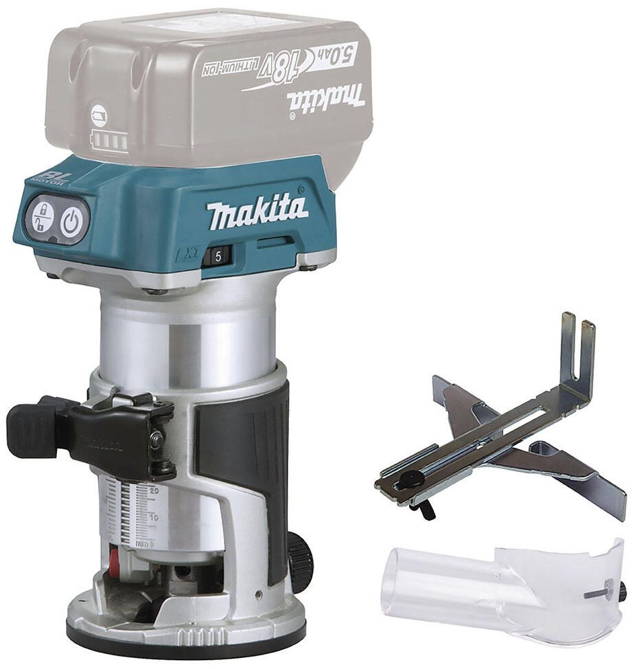 makita Akku-Oberfräse DRT50Z ohne Akku