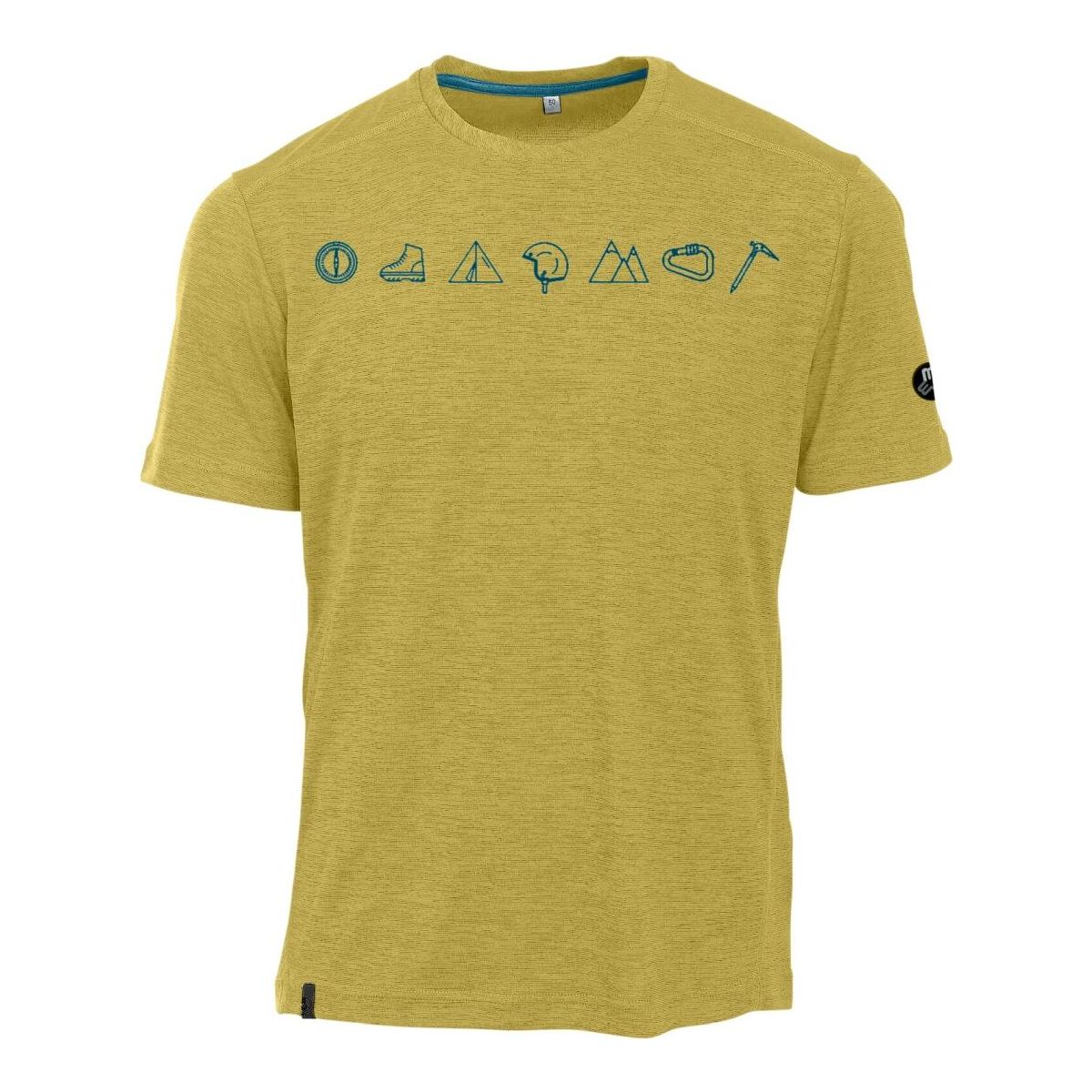 MAUL Sport Grinberg Fresh - 1/2 T-shirt mit Print mocca (42) 54 4344400793-42-54
