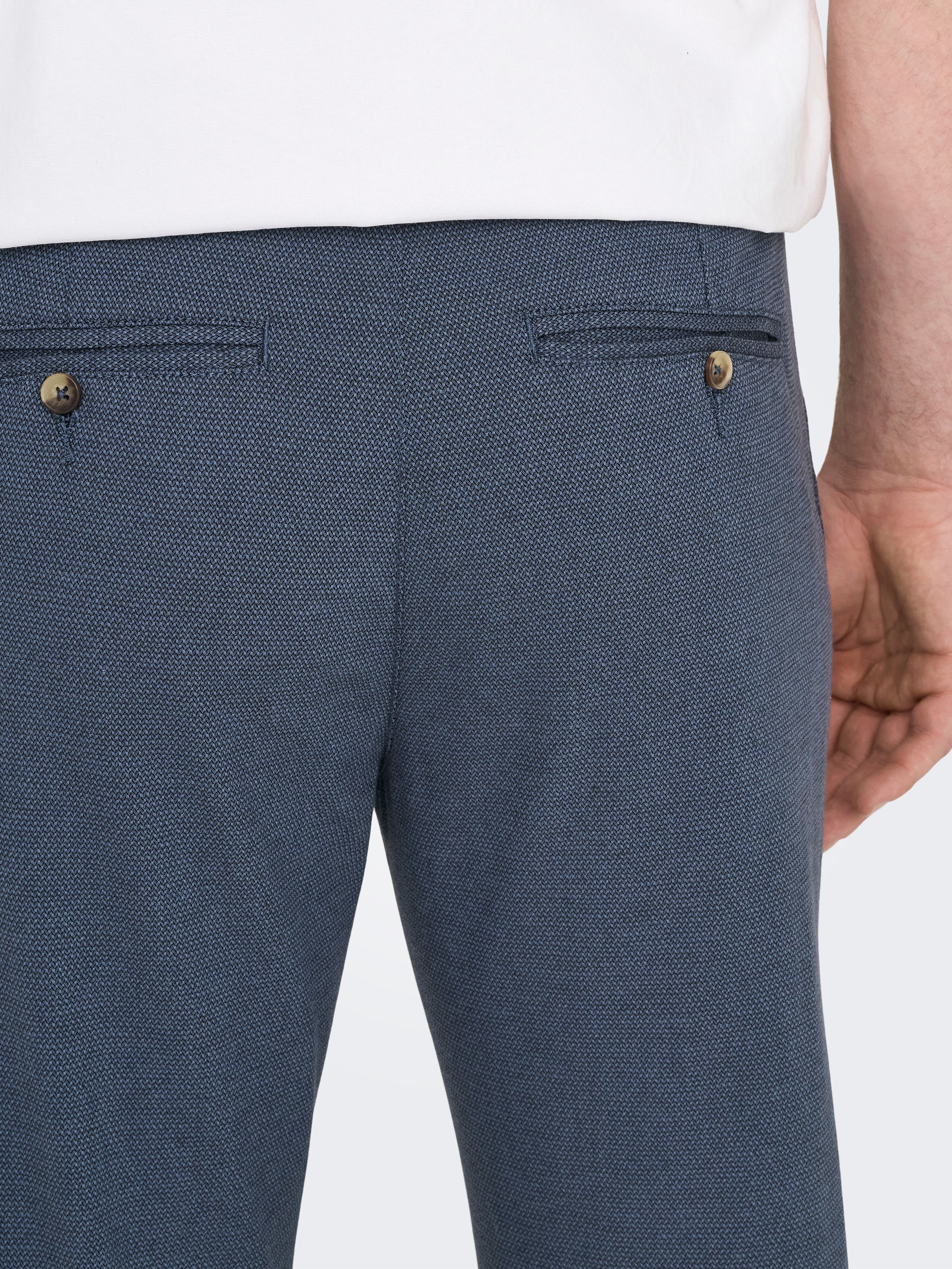 ONLY & SONS "ONSMARK PETE SLIM DOBBY 0058 PANT NOOS" bering sea 28, Länge 32