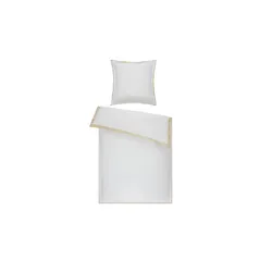como superior Satin Bettwäsche   , weiß , Maße (cm): B: 135
