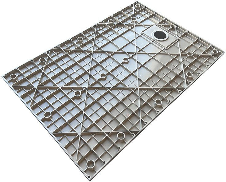 LANERI 1200 x 800 mm Fiberglass Shower Tray Brown 1200 x 800mm