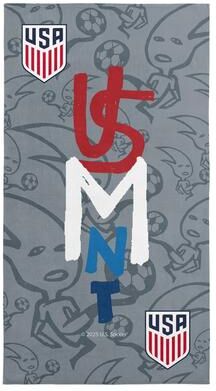 Northwest US Soccer Soccer Head Beach Towel - 30x60 inches