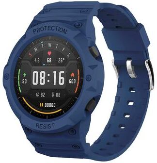 Everyday Crate Xiaomi Watch Color Sport TPU Watch Band Case Protective Armor Unibody Replacement Strap midnight Blue