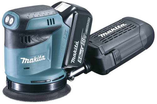 Makita DBO180RTJ Akku-Exzenterschleifer inkl. 2. Akku, inkl. Ladegerät 18V Ø 125mm