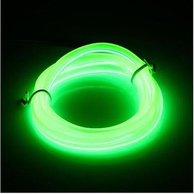 9.8ft 3m Autolicht 12v führte Kaltlichter flexibles el Neondrahtautolampen auf Autokaltlichtstreifenlinie Innendekorationsstreifenlampenlichter flexibles Neon
