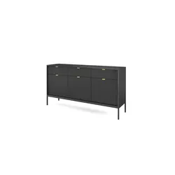 Sideboard   ¦ schwarz ¦ Maße (cm): B: 154 H: 83