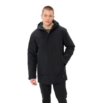Wintermantel VAUDE "MEN'S ROSEMOOR PADDED PARKA", Herren, Gr. L, schwarz, Obermaterial: 100% Polyester. Futter: 100% Polyester. Wattierung: 100% Polyester, Mäntel Wintermantel, mit durchgehender Isolierung, bis zu den Oberschenkeln, wasserdicht