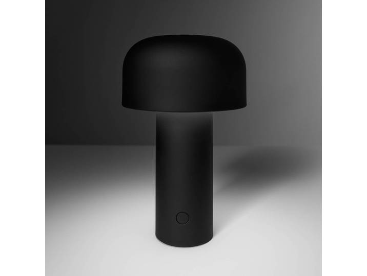 FLOS Designer Tischlampe Bellhop, dimmbar, schwarz, für Wohn- / Esszimmer, Kunststoff, Design
