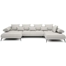 Wohnlandschaft Seledo Stoff Cream