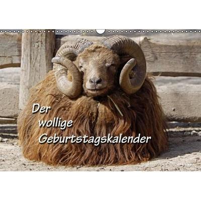 Der wollige Geburtstagskalender (Wandkalender immerwährend DIN A3 quer)