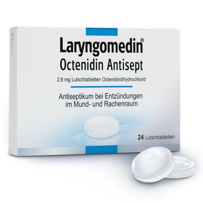 Laryngomedin Octenidin Antisept 2,6 mg Lutschtabl. 24 St Lutschtabletten