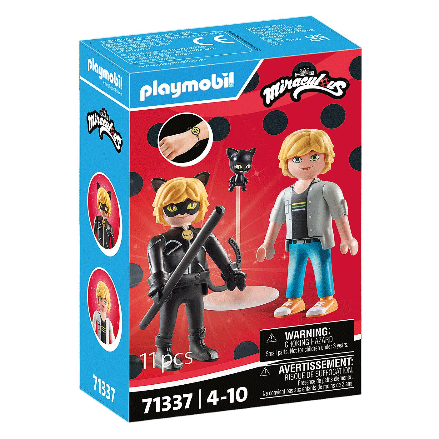 Playmobil Adrien & Cat Noir (71337, Playmobil Miraculous) (71337)