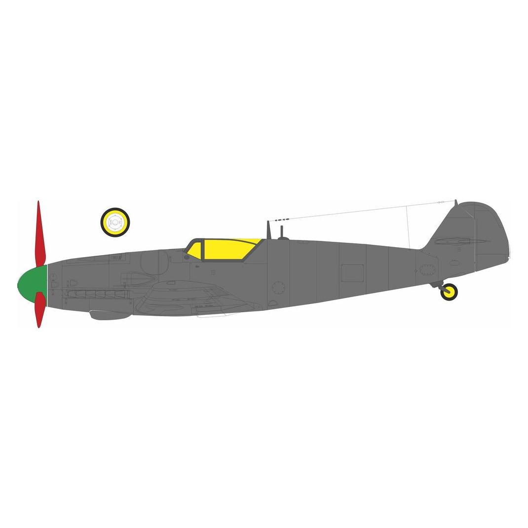 Eduard Bf 109G-6 late Erla canopy for Tamiya (EX1196)