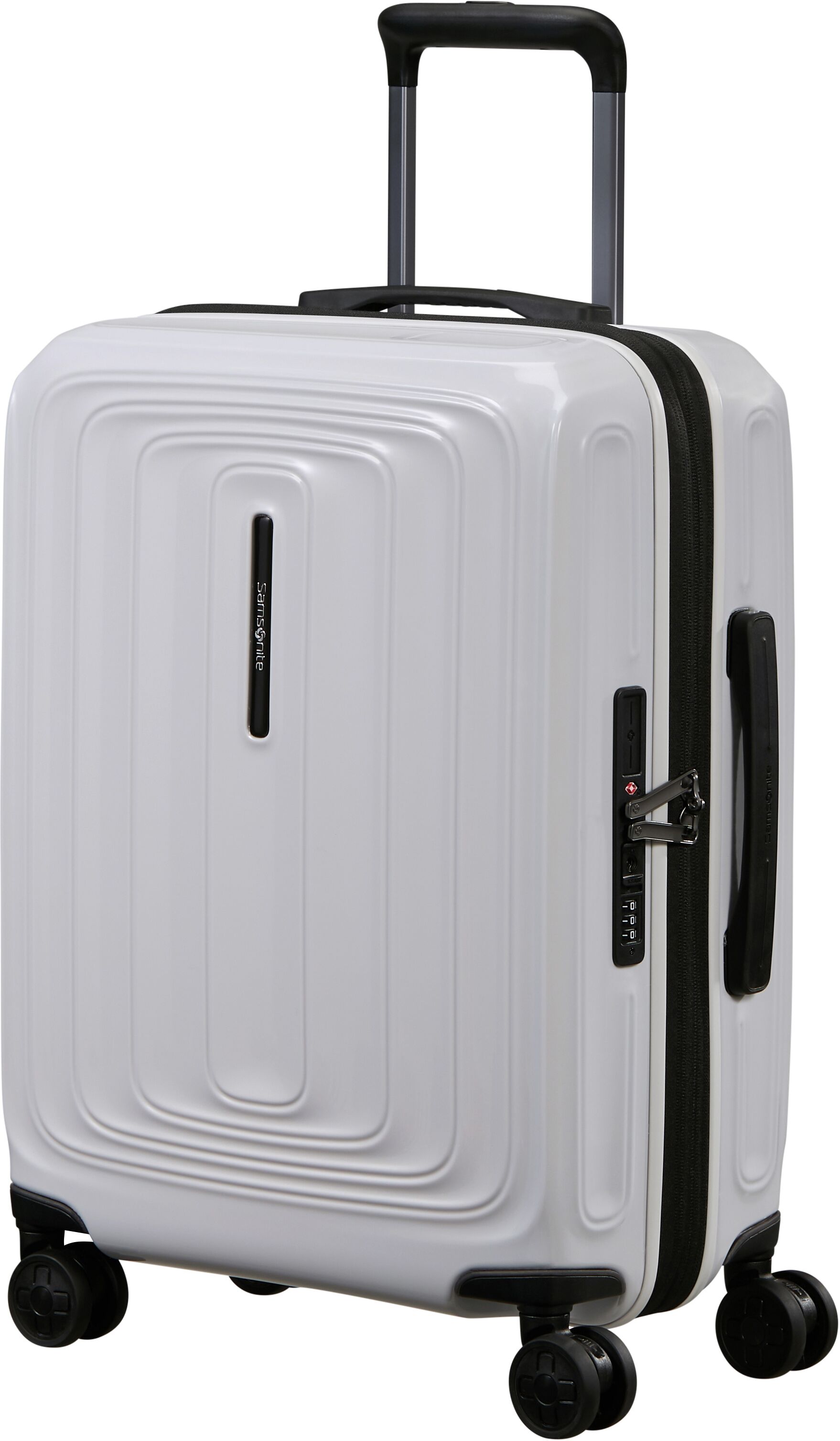 Samsonite "2WANDER" 40 l 4 Rollen aus robustem Polycarbonat, mit Adressetikett und Dehnfalte
