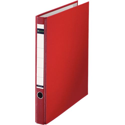 LEITZ 1014 Ringbuch 2-Ringe rot 3,5 cm DIN A4