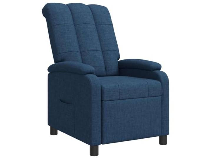 Makastle Liegesessel Blau Stoff