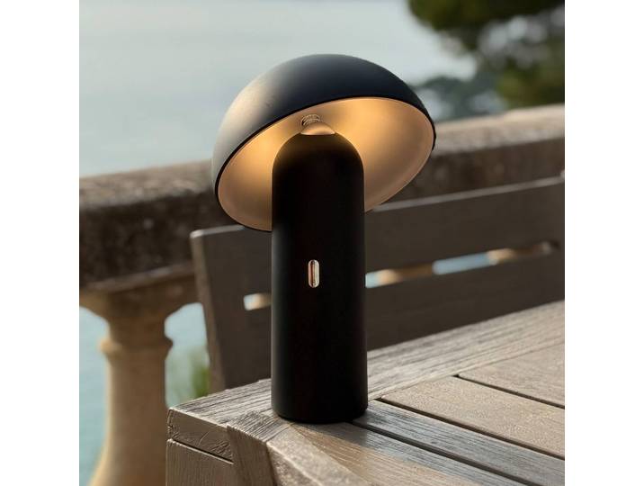 Lumisky Tischlampe Todd, dimmbar, schwarz, für Wohn- / Esszimmer, Metall, Tischlampe