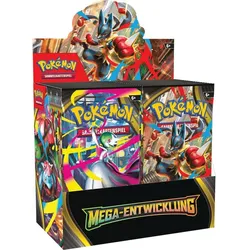Pokémon ME01 Mega Entwicklung Booster (Deutsch, Booster Display)