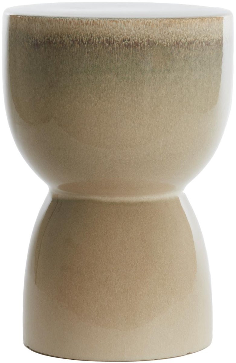 Light & Living Bijzettafel Finca Wit - B/D/H: 28,5 x 28,5 x 42 cm - Modern
