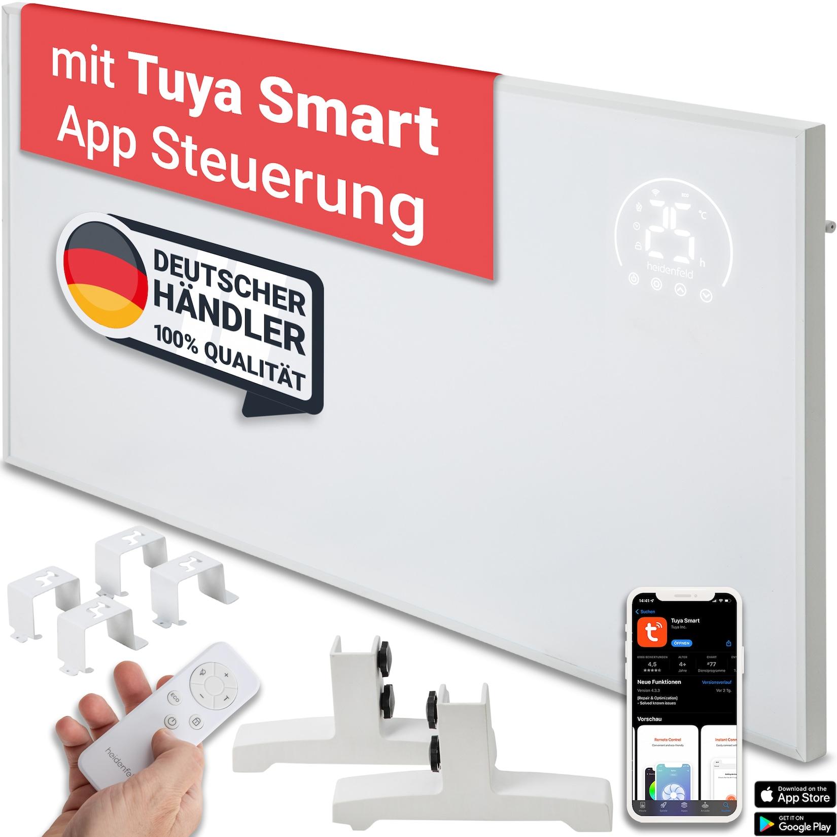 Heidenfeld Infrarotheizung HF-HP140, 3in1 Steuerung, Kindersicherung (800 Watt)