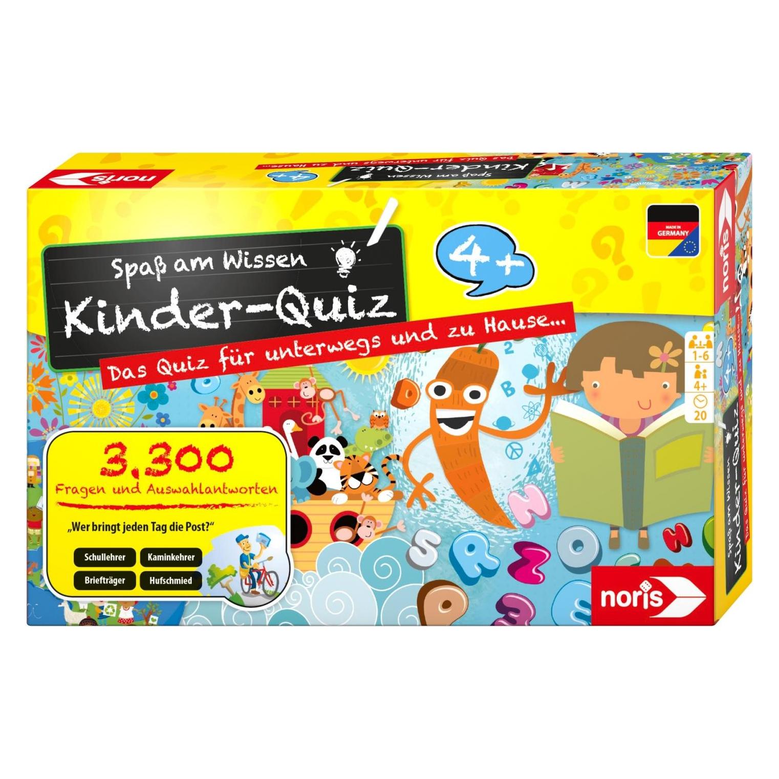 Noris Kinderquiz für schlaue Kids (Deutsch, 1 - 6 Spieler) (606013595)