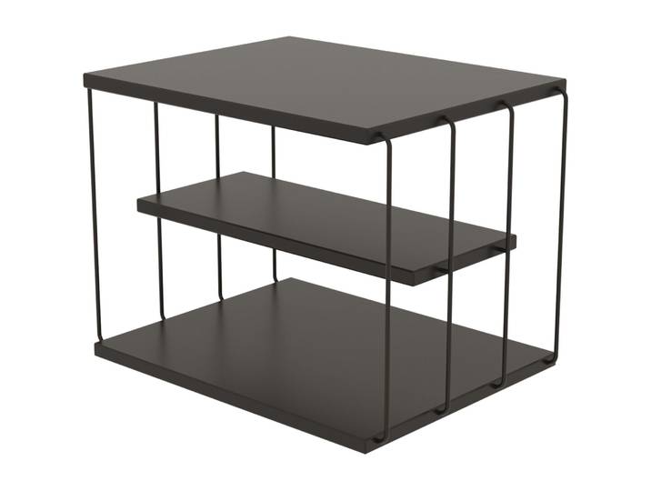 Beistelltisch Yasam anthrazit Melamin B 50 H 33 cm