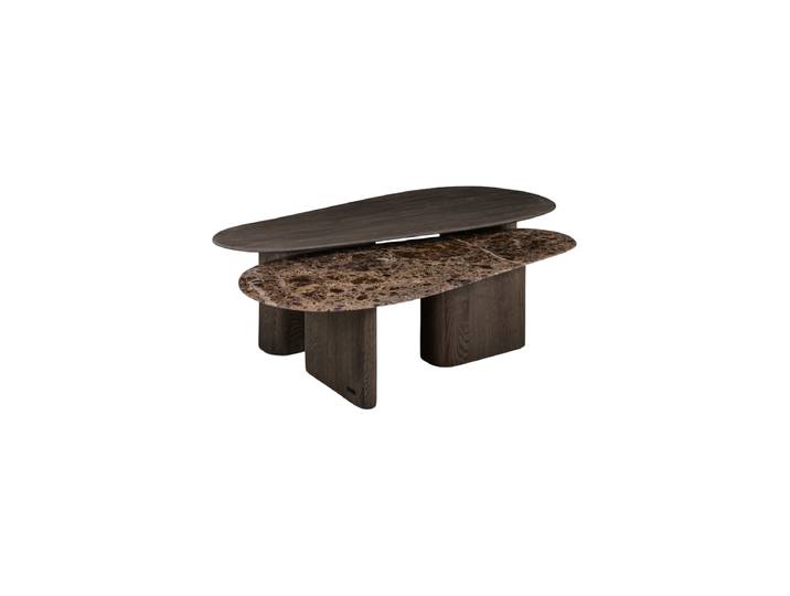 Design Couchtisch „Castello Set“ Grau Richmond Interiors