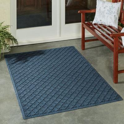 Bungalow Dba Matterly Cordova Extra Large Mat 70 x 45, 70 x 45, Navy