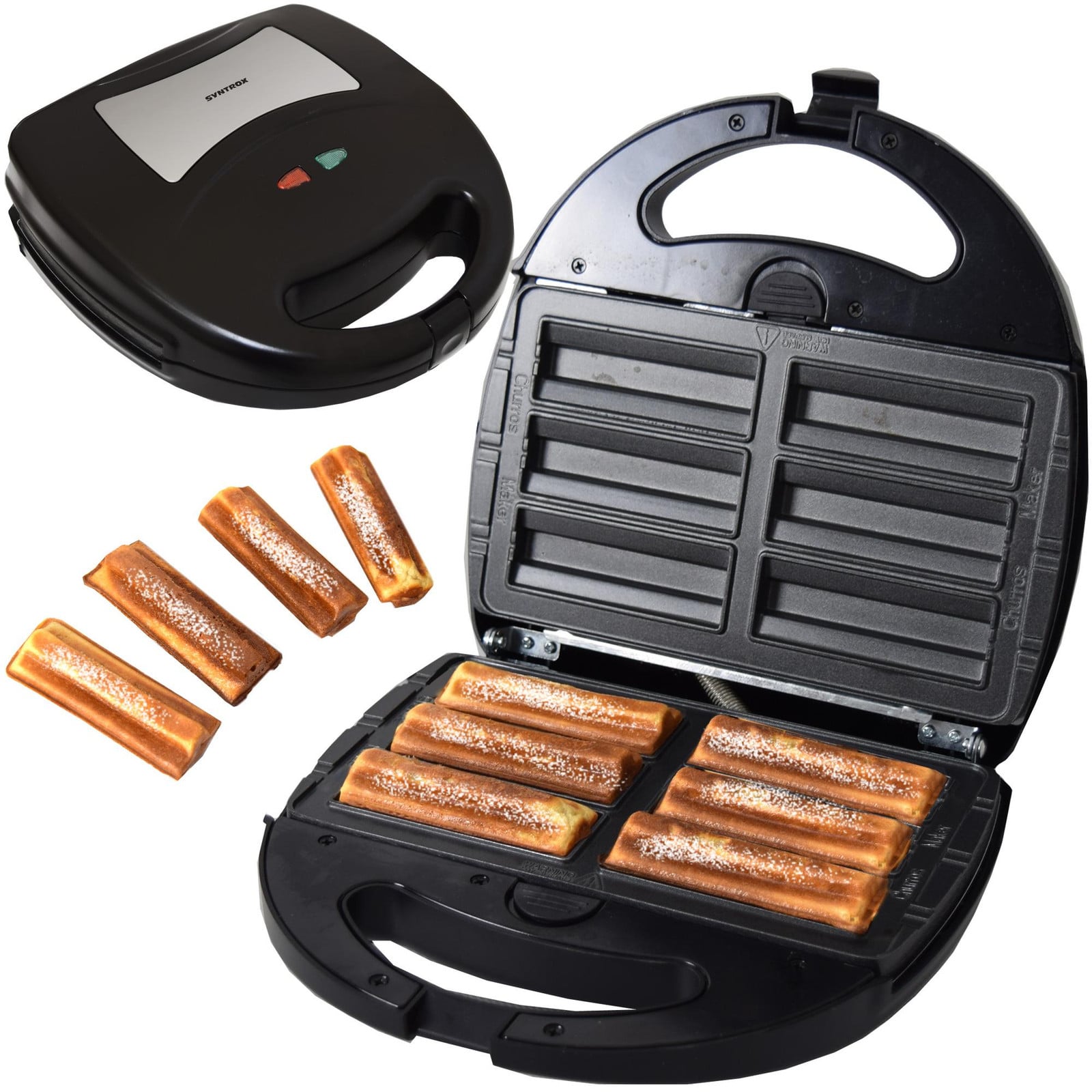 Syntrox Germany Churros Maker met Wisselplaten en Anti-aanbaklaag