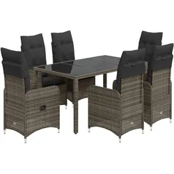 vidaXL, Gartentisch + Balkontisch, Lamonella (Ohne Fussablage) (150 x 90 x 75 cm)