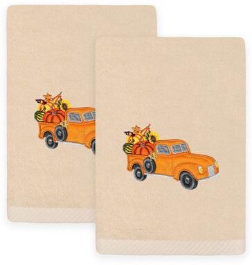 Authentic Hotel and Spa Autumn Truck Hand Towels (Set of 2)